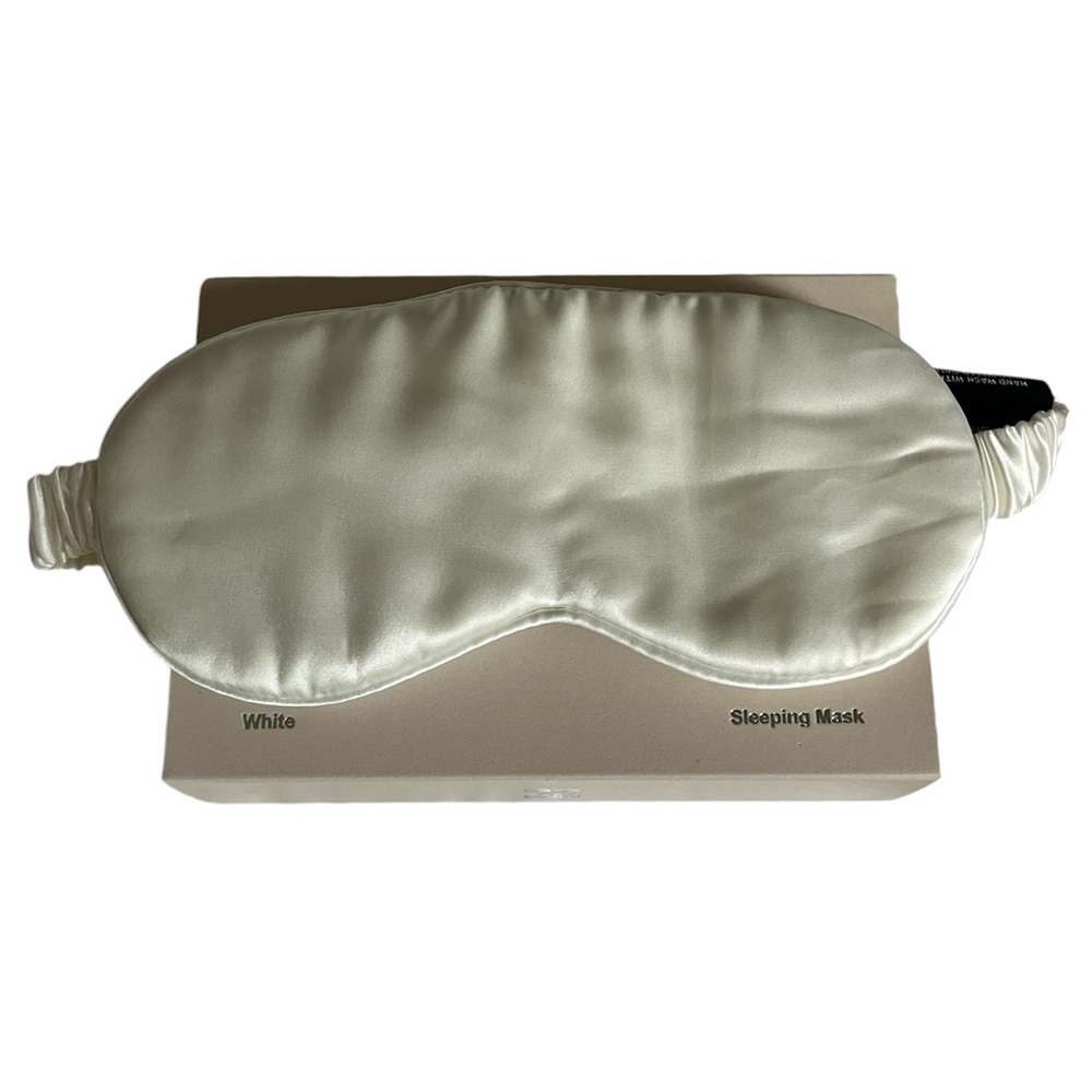 NWT White Blissy Sleep Mask